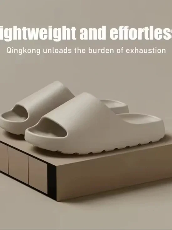 Minimalist Black Slide Sandal - Picture 3 of 5